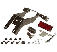 Puig 7107N Supports de Plaque support de plaque en acier et polyamide avec inclinaison réglable, système de fixation sécurisé et design sportif, Noir