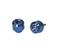 Puig Embouts de barre 7130A Aluminium Modèle court - par paire - Bleu - R Nine T Scrambler 16'-17'
