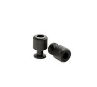 Puig 7184N Diabolo Protector support pour béquille avec protection du bras oscillant et design résistant, Noir