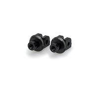 Puig 7200N Jeu Adapt Repose-Pieds Pilote pour BMW R1200 R 15'-18', BMW R1200 RS 15'-18', BMW R Nine T 14'-18', Noir