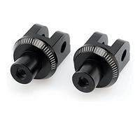 Puig 7248N Jeu Adapt Repose-Pieds Pilote pour BMW R1200 GS Adventure 06'-13', BMW R1200 GS Adventure 14'-18', Noir