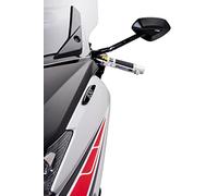 Puig 7511N Accessoires pour T-MAX/AK550 leviers de Frein et de Changement de Vitesse en Aluminium usiné CNC avec réglage Ergonomique et Design Sportif, Noir