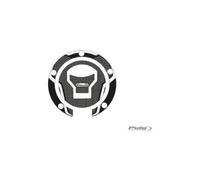 Puig 7571U Protections bouchon de réservoir protection adhésive au design sportif résistante aux impacts, rayures et rayons UV pour améliorer la protection et l’esthétique, Gris