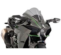 Puig 7631h Racing écran pour Kawasaki Ninja H2/H2r 15 '-17', Ninja H2 17 'de Carbone, fumée