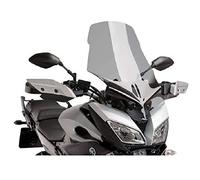 Motoplastic Bulle Touring Puig 7646W acrylique 4 mm haut et aérodynamique profil arrondi transparent