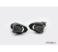 PUIG 7714N Tampons de protection R19 pour KAWASAKI VERSYS 650 Noir
