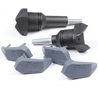 Puig 7724N Protecteurs Moteur R19 avec tampons en Nylon et Design Compact pour Une Protection intégrale du châssis et du Moteur, Noir