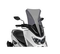 Puig 8121F Bulle V-Tech Line Touring en acrylique de 4 mm avec design aérodynamique anguleux pour une protection maximale et une réduction des turbulences, Fumé Foncé