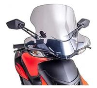 Puig 8137H City Touring Saute-Vent pour Scooter avec Protection renforcée Contre Le Vent et Les Conditions urbaines exigeantes, Fumé