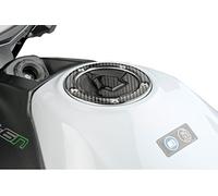 Puig 8402C Protections bouchon de réservoir protection adhésive au design sportif résistante aux impacts, rayures et rayons UV pour améliorer la protection et l’esthétique, Gris