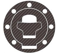 Puig 8409C Protections Bouchon de réservoir Protection adhésive au Design Sportif résistante aux impacts, Rayures et Rayons UV pour améliorer la Protection et l’esthétique, Carbone