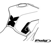 PUIG 8439C Protège réservoir en acier pour YAMAHA MT-09 Carbon look