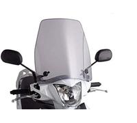 Puig 8474H Urban Saute-Vent pour Scooter de Plus Grande Hauteur avec Protection aérodynamique optimisée pour Usage Urbain, Fumé