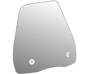 Puig 8483W Saute-vent Urban transparent avec design cosmopolite et haute protection aérodynamique pour scooters urbains