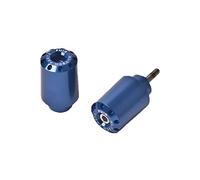 Puig 8496A Embouts de guidon longs bleu avec design technique, style racing et montage facile sans modifications