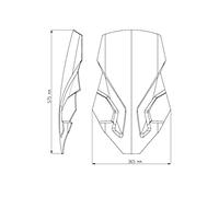 Puig 8905A Bulle Touring protection renforcée, Bleu
