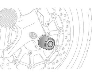 Puig 9033N Protection Fourche & Bras Oscillant spécifique, Noir