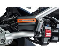 Puig 9267T Couvercle de réservoir de Liquide de Frein et d’Embrayage usiné en Aluminium anodisé avec Design Hi-Tech pour Protection et esthétique, Noir
