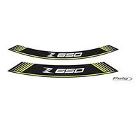 Puig 9290V Bandes adhésives en arc en PVC haute résistance avec design large et finition durable pour la personnalisation des jantes, Vert