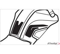 PUIG 9301C Protège réservoir spécial pour YAMAHA MT-07 TRACER Carbon look