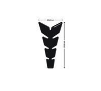 Puig 9304N Protection de Réservoir Modèle Leather Noir