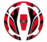 Puig 9362R Protections bouchon de réservoir protection adhésive au design sportif résistante aux impacts, rayures et rayons UV pour améliorer la protection et l’esthétique, Rouge