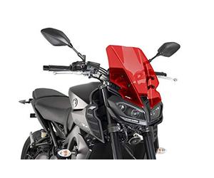 Puig 9377R Naked New Generation Touring protection renforcée, Rouge