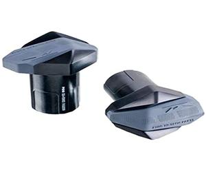 Puig 9389N Protecteurs moteur R19 avec tampons en nylon et design compact pour une protection intégrale du châssis et du moteur, Noir