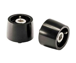 Puig 9409N Embouts de Guidon Thruster avec Design léger et système modulaire pour réduction des Vibrations et Personnalisation, Noir