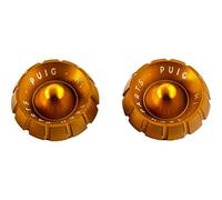 Puig 9420O embouts de guidon Thruster avec design léger et système modulaire pour réduction des vibrations et personnalisation, Or