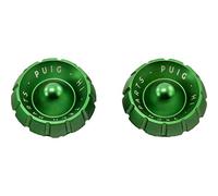 Puig 9420V embouts de guidon Thruster avec design léger et système modulaire pour réduction des vibrations et personnalisation, Vert