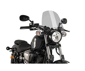 Puig 9438H Naked New Generation Touring Protection renforcée, Fumé