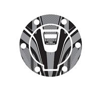 Puig 9447U Protections bouchon de réservoir protection adhésive au design sportif résistante aux impacts, rayures et rayons UV pour améliorer la protection et l’esthétique, Gris