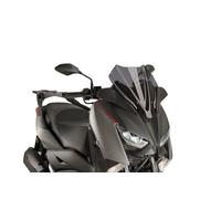 Puig 9474F Carénage pour Maxiscooters sport et aérodynamique en PMMA de 4 mm avec design V-Tech qui améliore la stabilité et réduit les turbulences, Fumé Foncé