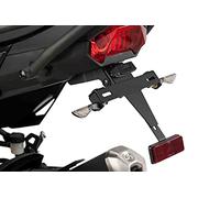 Puig 9475N Suport de Plaque pour Kawasaki Versys-X 300 17'-18', Noir