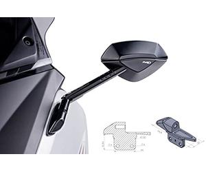 Puig 9573N Rétroviseurs Tige usage spécifique, Noir