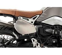 Puig 9590P Caches latéraux Retro panneaux en ABS et aluminium pour personnaliser et protéger les zones latérales des motos vintage, Argent