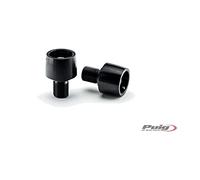 Puig Embouts de guidon Thruster 9594N – Design léger, système modulaire, anti‑vibrations – Noir