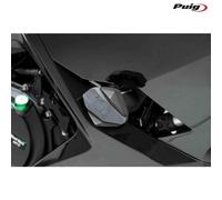 PUIG 9628N Tampons Paratelaire R12 Noir Pour Kawasaki 400 NINJA 2018-2024