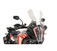 Motoplastic Bulle Touring Puig 9717W - haut et aérodynamique, acrylique CN 4 mm, Transparent