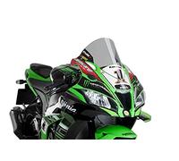 Puig 9849H Bulle R-Racer sportive aérodynamique haute performance fabriquée en PMMA de 3 mm avec design racing optimisé pour améliorer protection et stabilité, Fumé