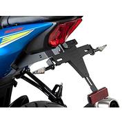 Puig Support de plaque 9958N pour Suzuki GSX-S125 17'-18', Suzuki GSX-R125 17'-18', Noir