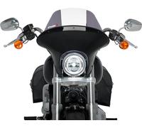 PUIG batwing SML touring screen smoked clear pour Harley davidson softail low rider