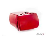 PUIG 0468R Coffre Maxi 90L Serrure Rouge Avec Plaque Universel Moto Scooter