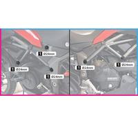 PUIG BOUCHON DE CHASSIS POUR DUCATI MULTISTRADA 1200 15-17 NOIR