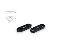 PUIG Bouchon Trou Pour Miroir Kawasaki Ninja 250 SL 15-16 Noir 3859N