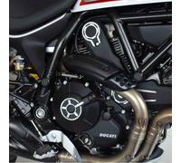 PUIG Bouchons Cadre Ducati Scrambler ICON 21-22 Noir
