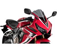 Puig Bulle Z-Racing 3568F pour Honda CBR650R 2019 – Acrylique 3 mm, double hauteur, fumé foncé