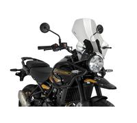 Puig 22113W Bulle Réglable- Protection Aérodynamique Ajustable et Design Innovant pour Royal Enfield Himalayan 450 2024-2025, Transparent