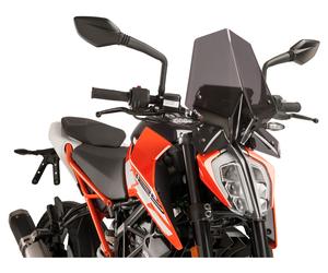 Puig Bulle Roadster Pour DUKE 125/390, teinte foncée